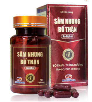 Sâm Nhung Bổ Thận Hadiphar giúp hỗ trợ cải thiện chức năng thận
